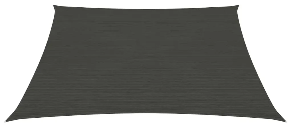 vidaXL Zonnezeil 160 g/m² 7x7 m HDPE antracietkleurig