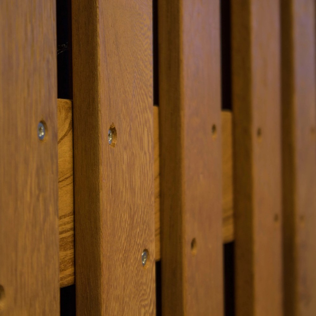 Tuindeur hardhout cedrinho recht - Stripes (100 x 180 cm) schermdikte 4,5 cm