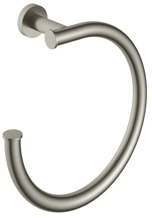 Hotbath &More handdoekring geborsteld nikkel