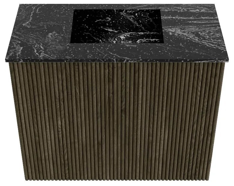 Mondiaz Joya DLux 50cm toiletmeubel shadow met wastafel faye midden zonder kraangat lava