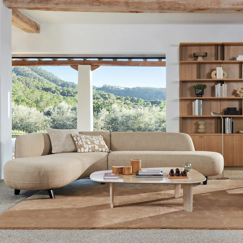 Salontafel in travertijn, Dolmena