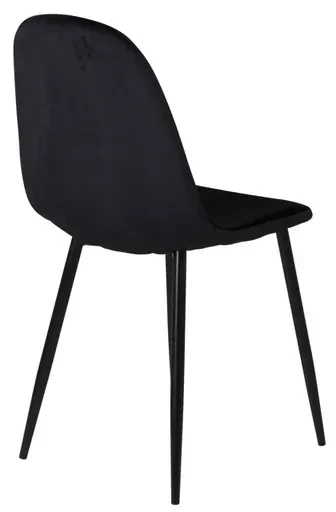 Jörn Eetkamerstoel - Inger - Zwart - Fluweel - Jörn