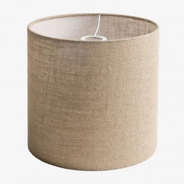 Arlina Stoffen Lampenkap Beige – Linnen & Ø30 Cm - ↑30 Cm - Sklum