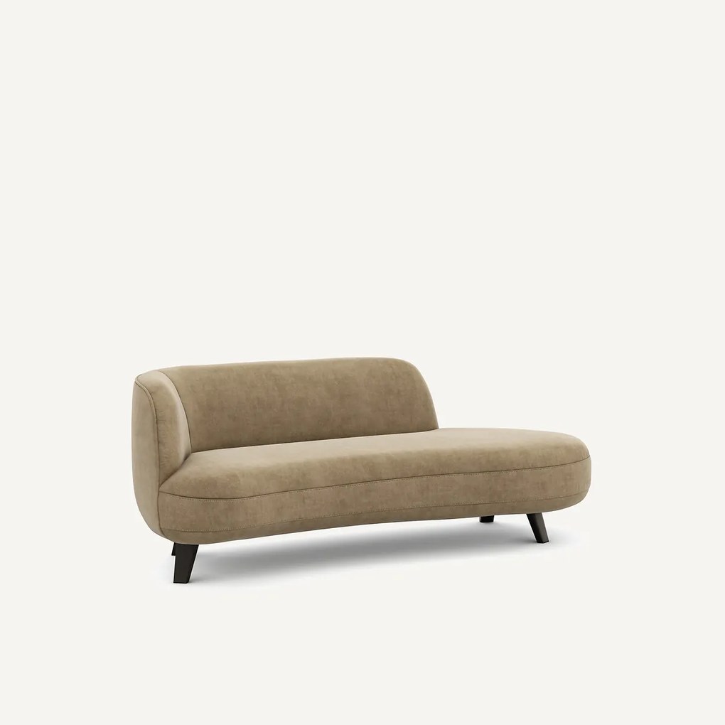 Bank Dormeuse stonewashed fluweel, Rosebury
