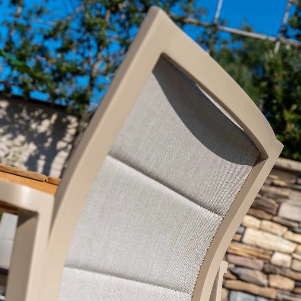 4 Seasons Cortina tuinstoel stapelbaar - latte