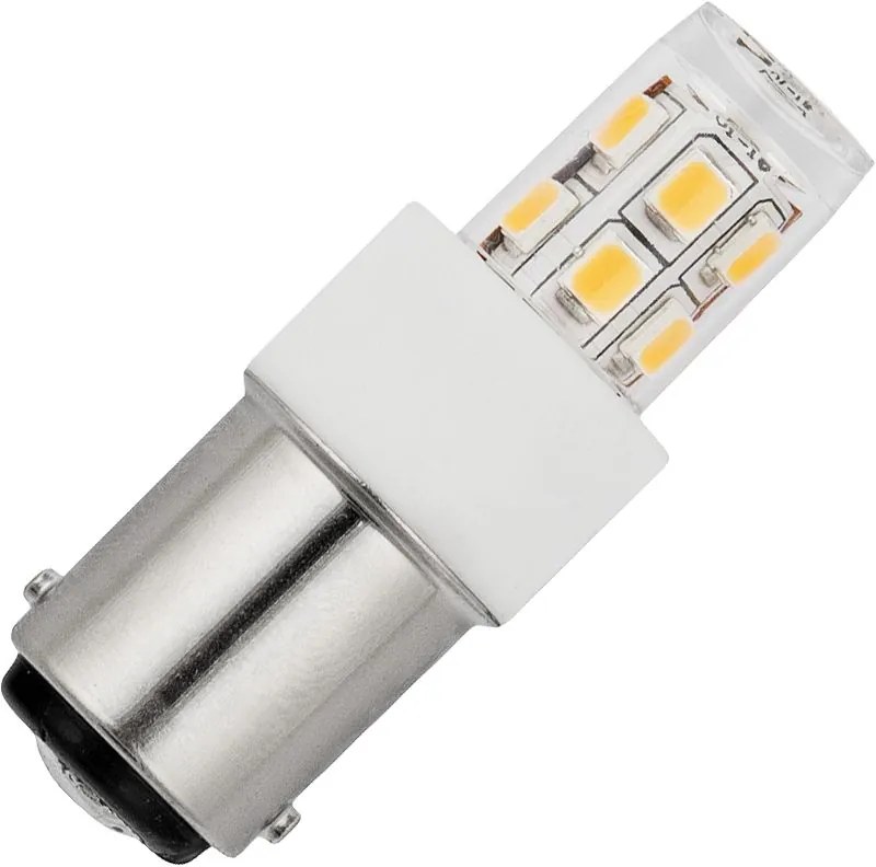 Schiefer BA15D Tube T17x47mm 10-30V AC/DC 140Lm 2W 2700K 827 Clear N-Dim