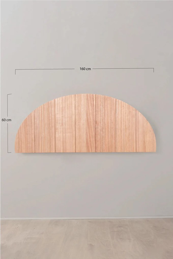 Hoofdbord Dradas Hout voor bedden van 160 en 150 cm