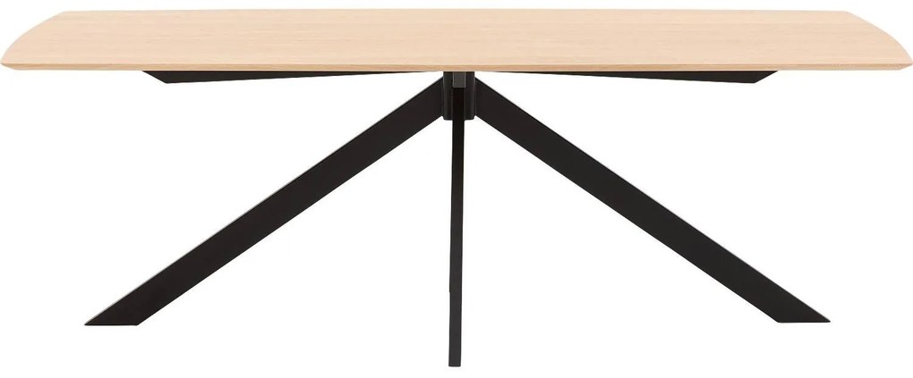 Goossens Excellent Eettafel Uniek, Semi rechthoekig 180 x 100 cm