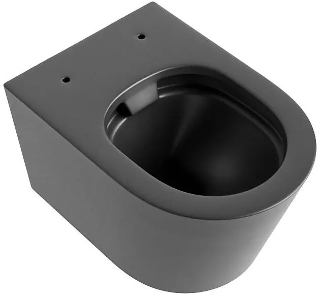 Mondiaz Lavie toiletpot randloos en diepspoel dark grey