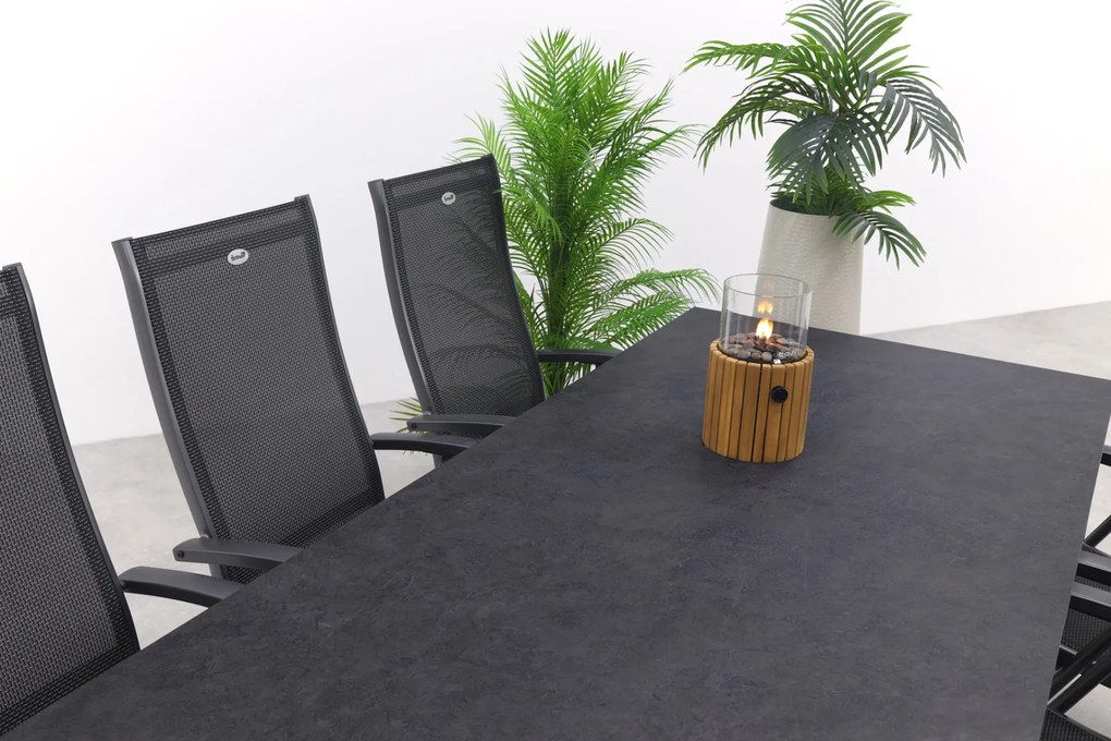 Hartman Salvatore/Chaneo verstelbare tuinset - 220x100 cm. - 7-delig