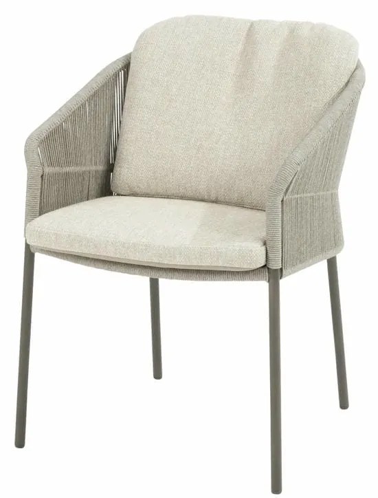 Taste by 4 Seasons Florence tuinstoel terre Tuinstoel   bruin weerbestendig