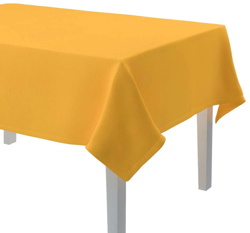 Dekoria Rechthoekig tafelkleed collectie Loneta geel 130 × 280 cm