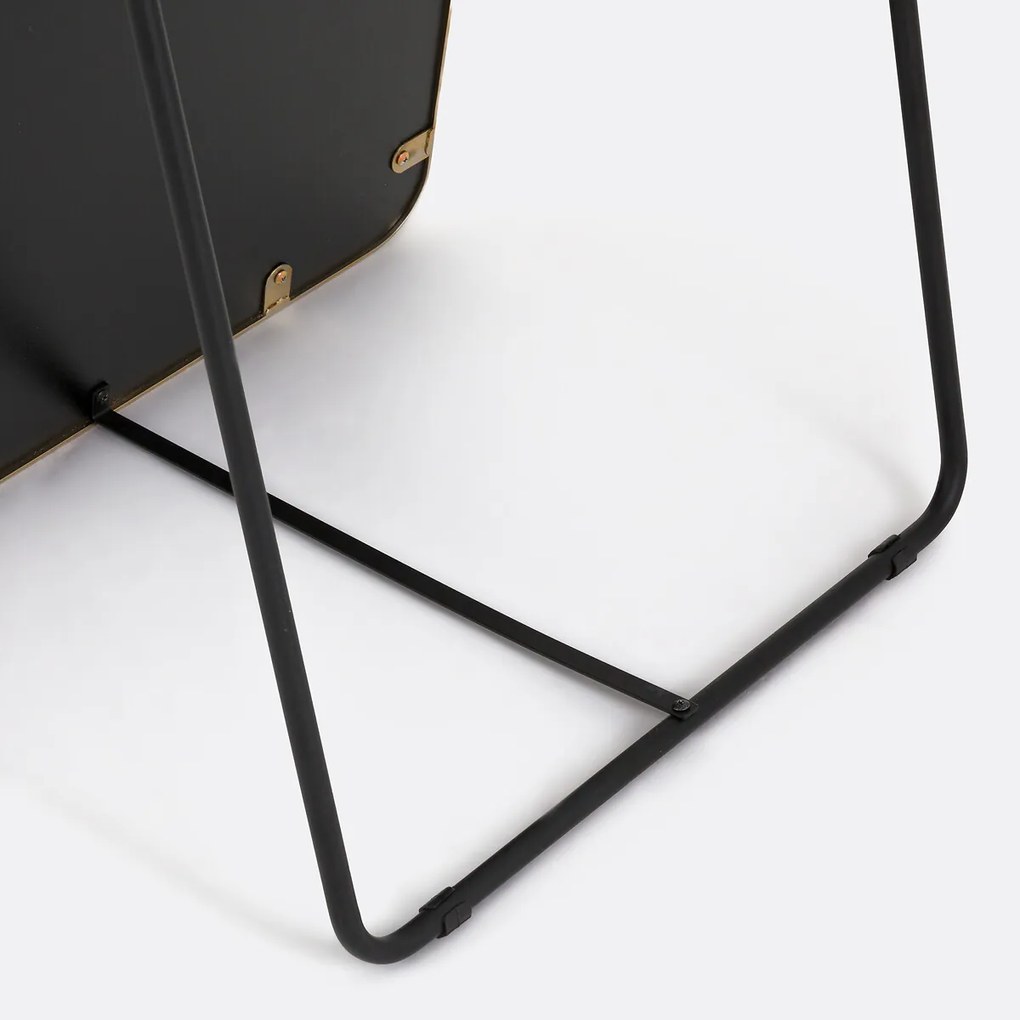 Vrijstaande spiegel of passpiegel 50x150 cm, messing, Iodus