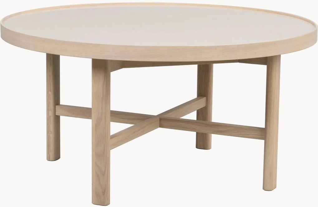 Ronde salontafel Marsden van eikenhout, Ø 90 cm