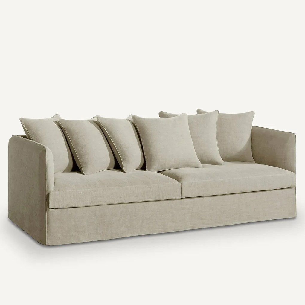 Bankhoes in stonewashed dik linnen Neo Chiquito