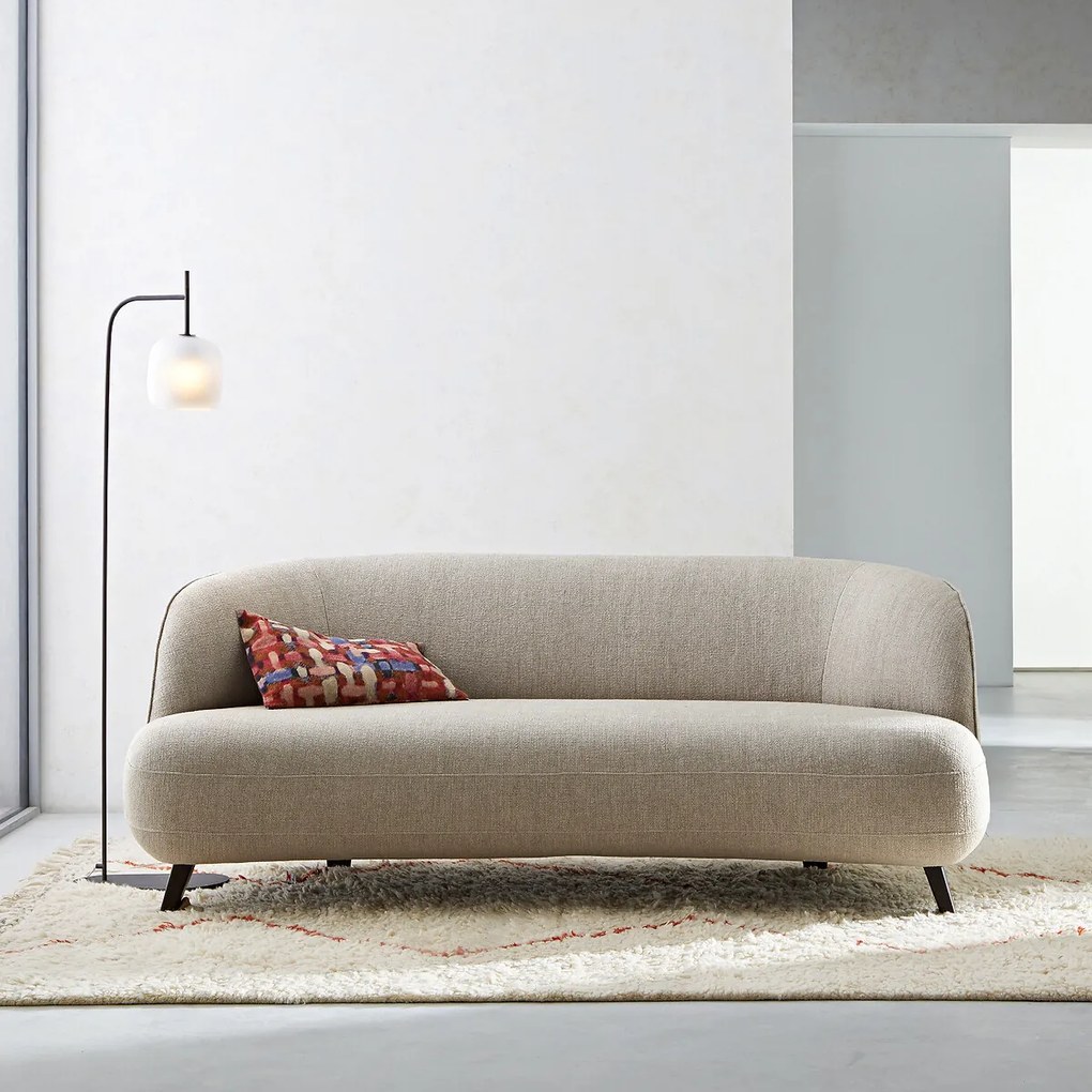 3-zitsbank in chambray linnen, ROSEBURY , ontwerp door Emmanuel Gallina