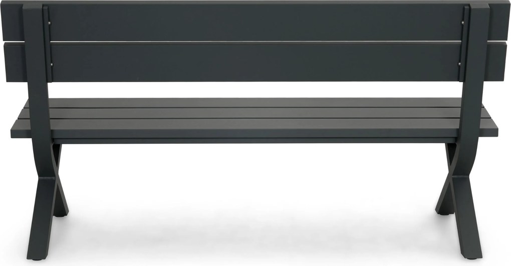 Tuinbank  aluminium 160 cm Aluminium Taupe-naturel-bruin  Presto Crosano