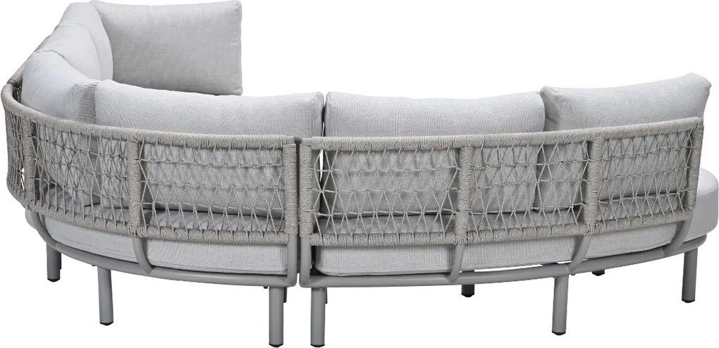 Garden Impressions Algarve lounge dining set 3-delig - taupe