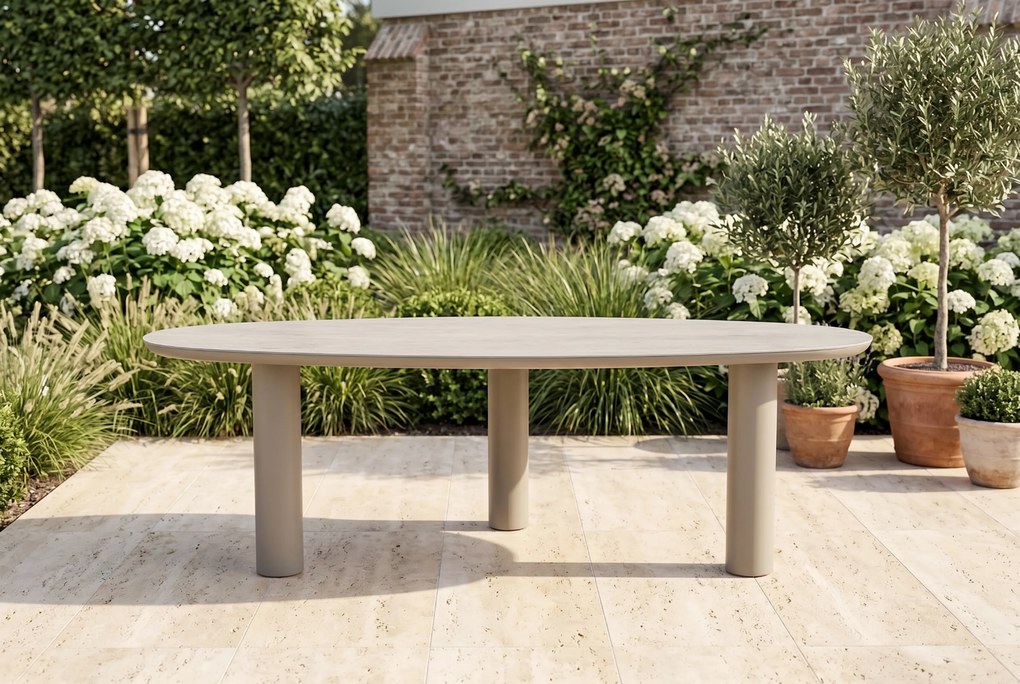 Dining Tuintafel Organische tuintafels Taupe Guave