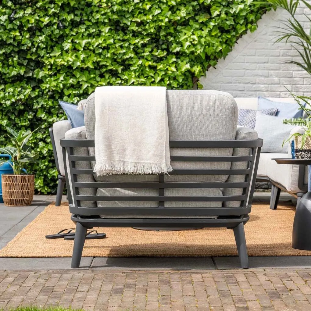 Garden Impressions Sentosa loungestoel – donker grijs