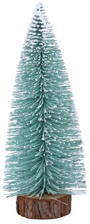 Kerstboom mint met sneeuwtips - M