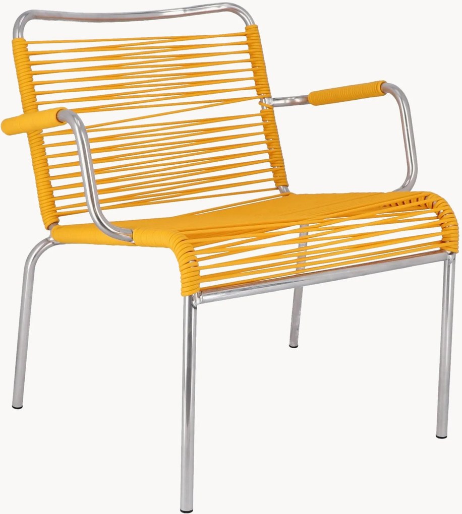 Handgemaakte tuin loungefauteuils Mya Spaghetti, 2-delig, stapelbaar