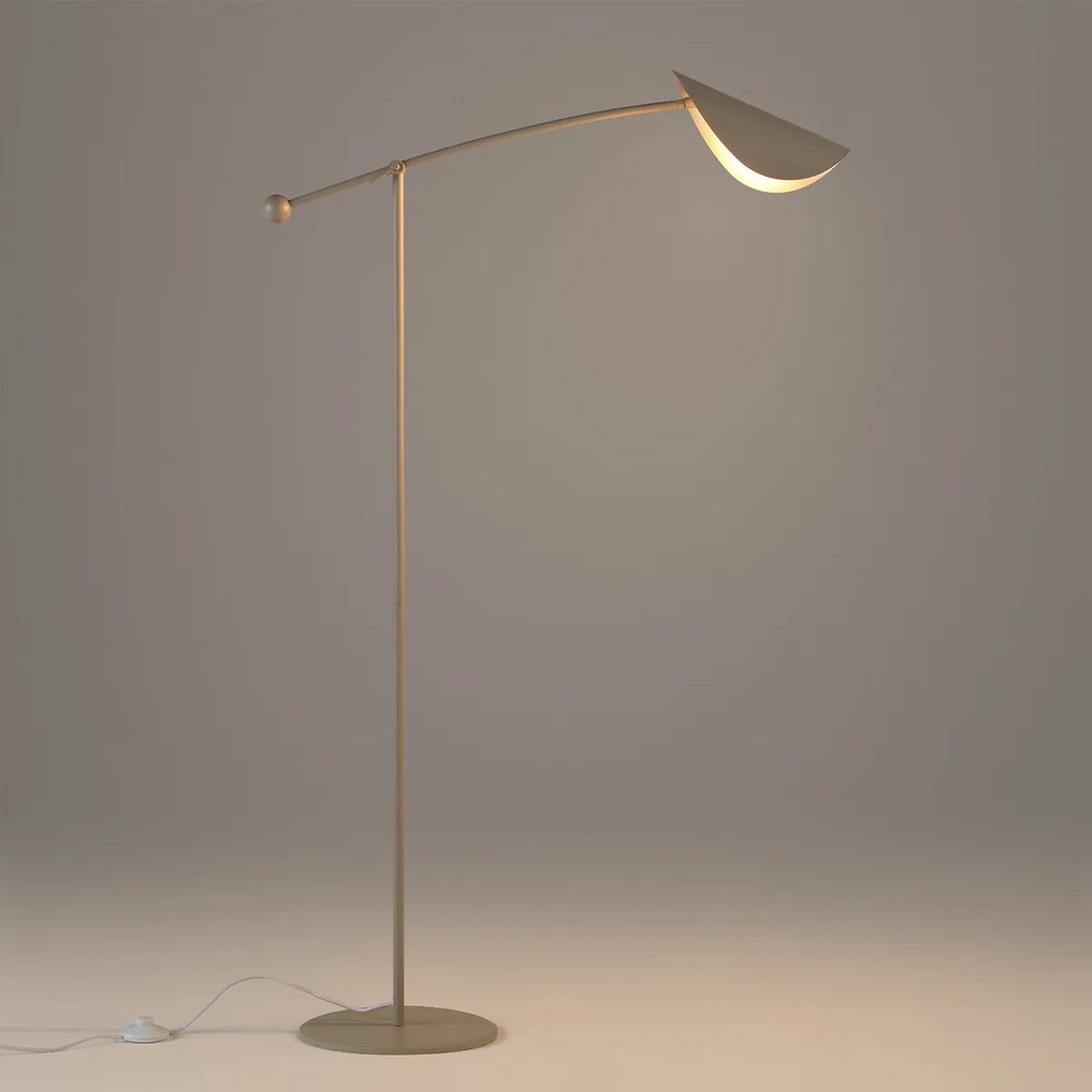 Leeslamp in grijs metaal, Funambule