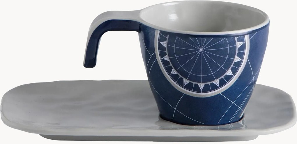 Espressokopjes & schoteltjes Pacific, 6-delig