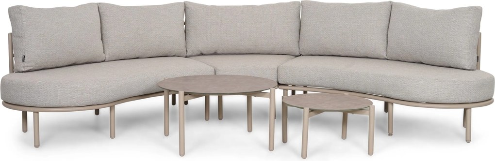 Loungeset tuin  Aluminium Zand/Beige  Lifestyle Garden Furniture Perla