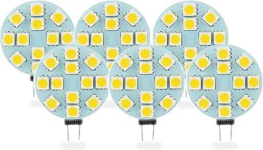 G4 LED Lamp 2,5W Warm Wit Plat Dimbaar 6-Pack