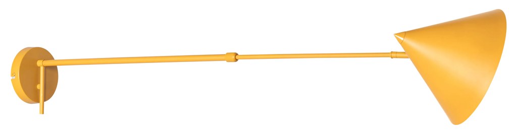 Design wandlamp geel verstelbaar - Triangolo