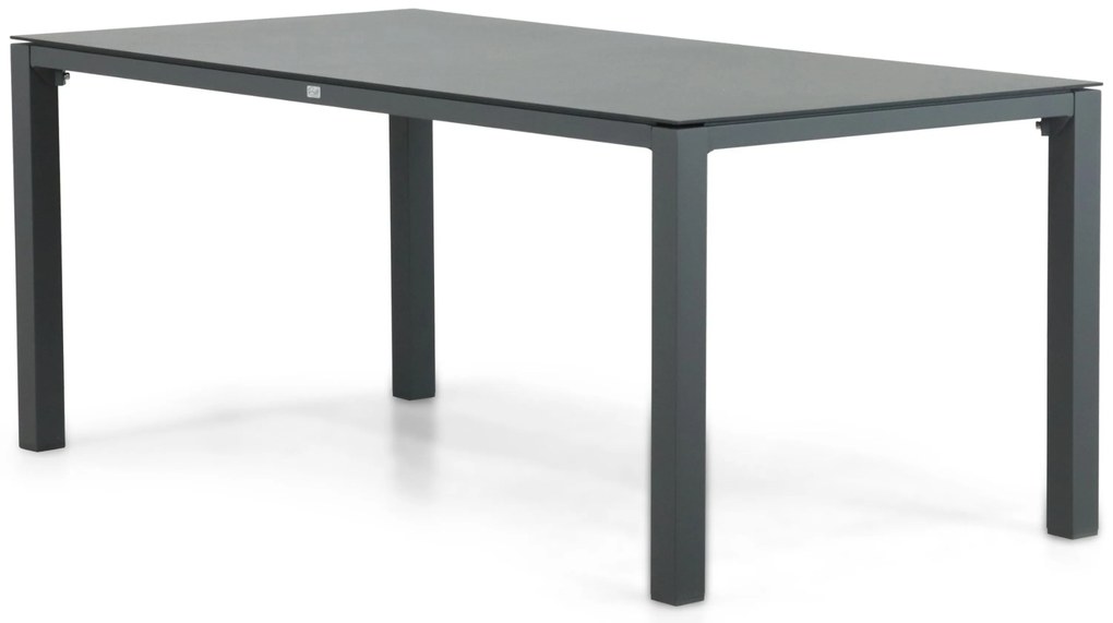 Tuinset 4 personen 180 cm Aluminium/textileen Grijs Hartman Sitges/Mateo