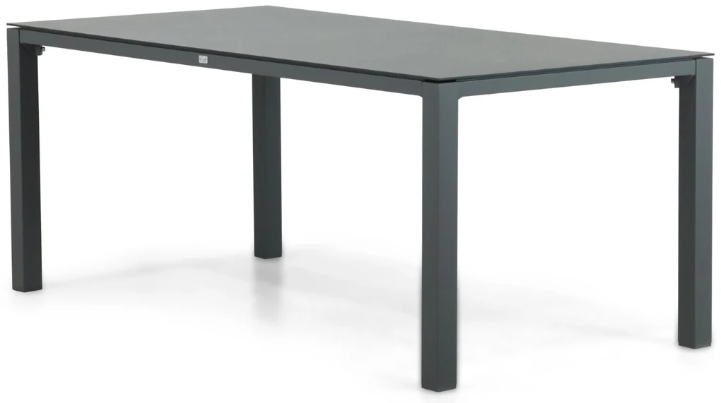 Tuinset 4 personen 180 cm Aluminium/textileen Grijs Hartman Sitges/Mateo