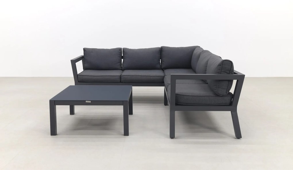 Calgary aluminium loungeset - Carbon