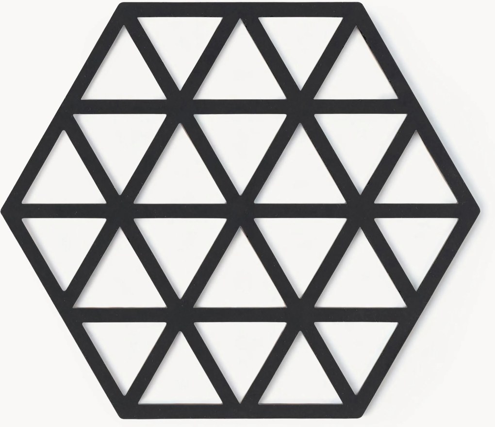 Siliconen panonderzetters Triangles, 2-delig