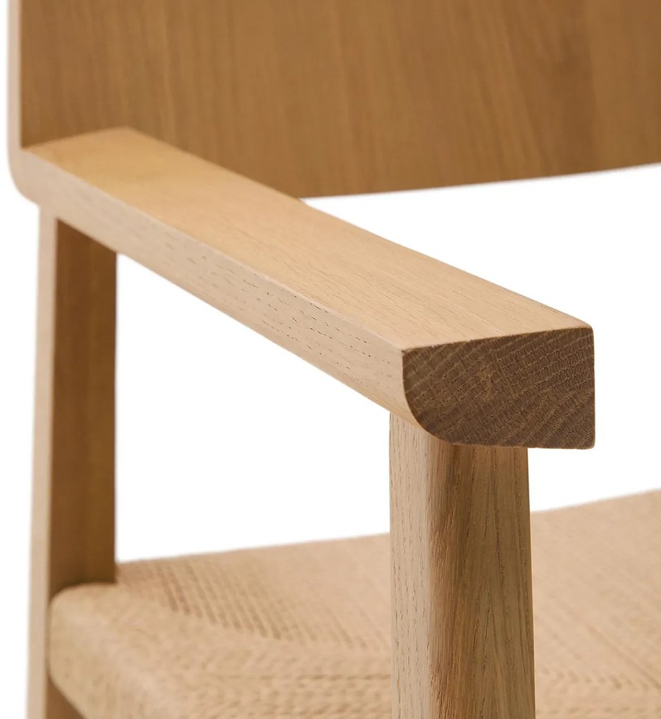 Kave Home Idun Eiken Design Eetkamerstoel