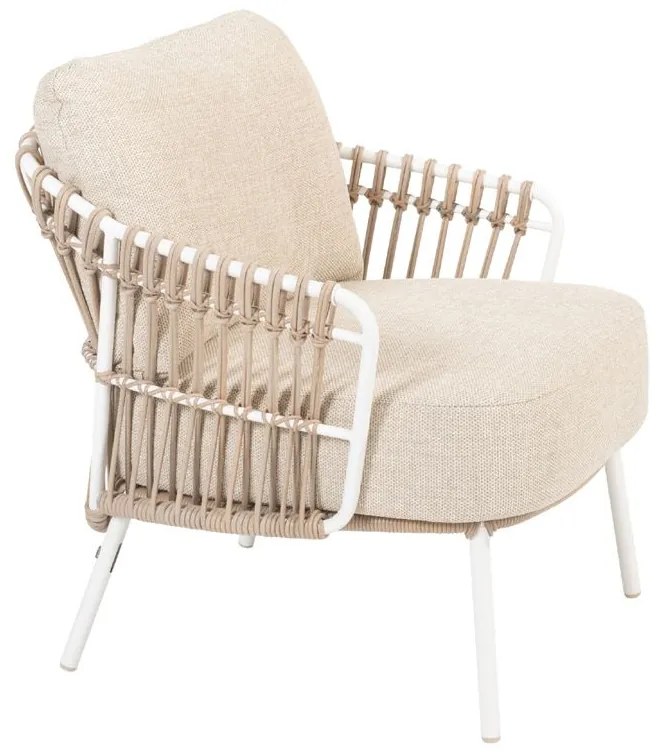 4 Seasons Outdoor Dalias low dining chair beige weerbestendig