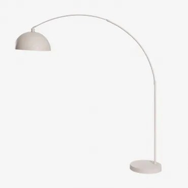 Diala Ijzeren Vloerlamp Tapioca Beige & 210 X 170 Cm - Sklum