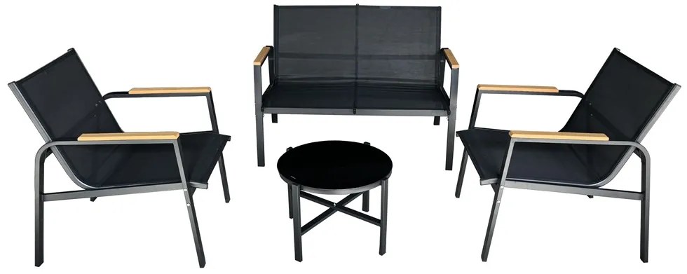Moreno Garden Point tuinset zwart