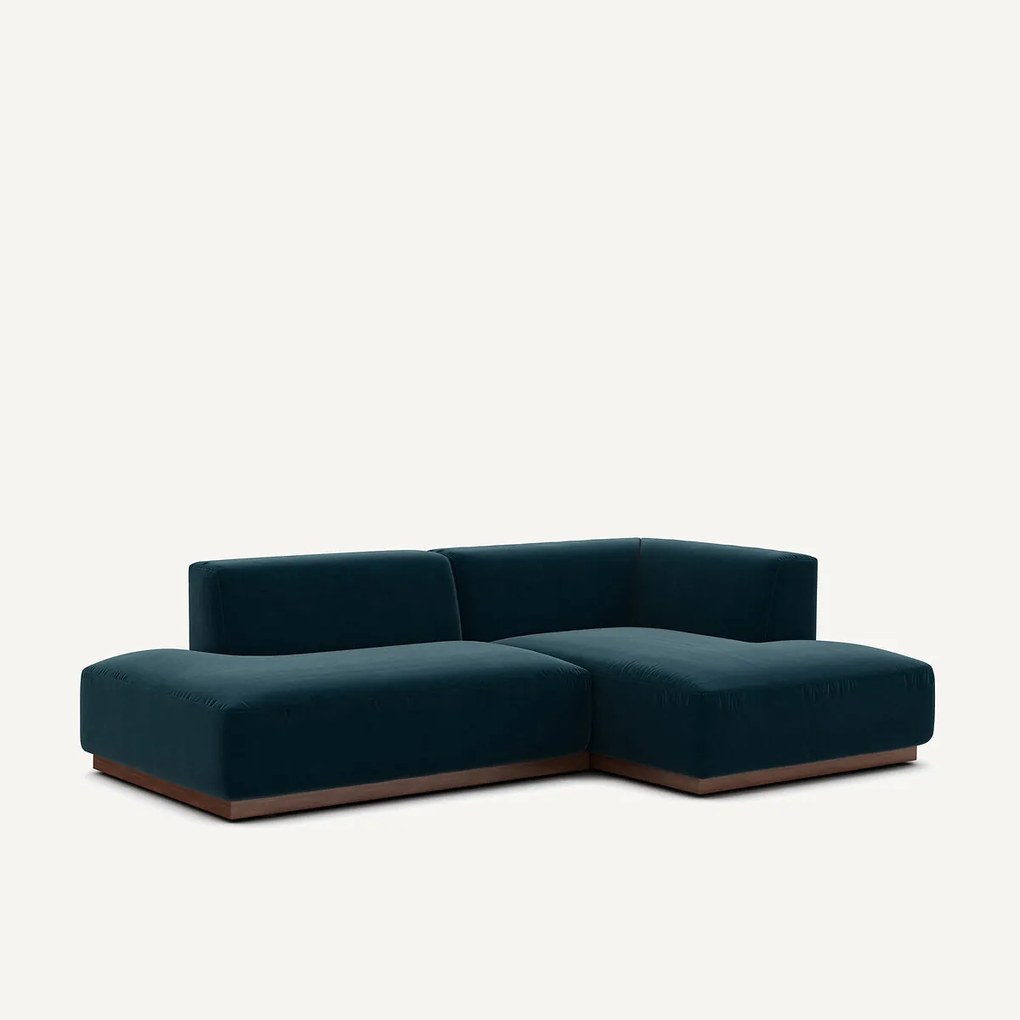 Rechter hoekbank in fluweel, Jacopo