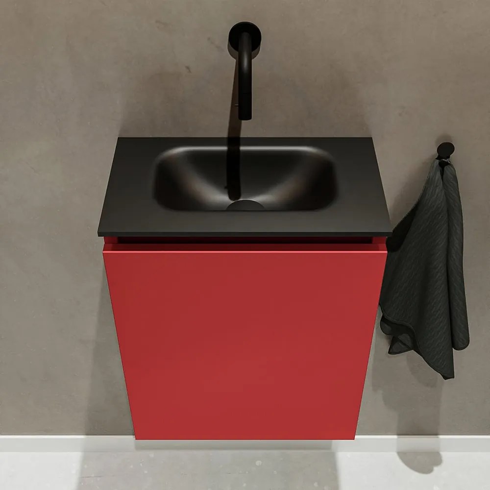 Mondiaz Ture 40cm toiletmeubel fire met wastafel urban midden geen kraangat