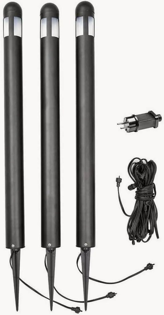 Outdoor LED priklampen Amalfi, 3-delig