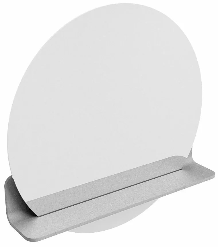 Mondiaz Spot spiegel rond Ø60cm met planchet plata