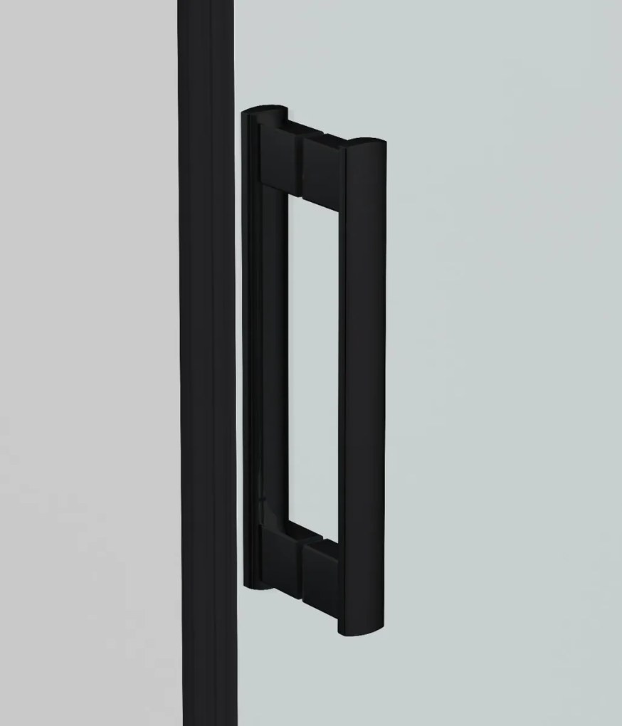 Badstuber Boston complete douchecabine 120x90x215cm zwart mat