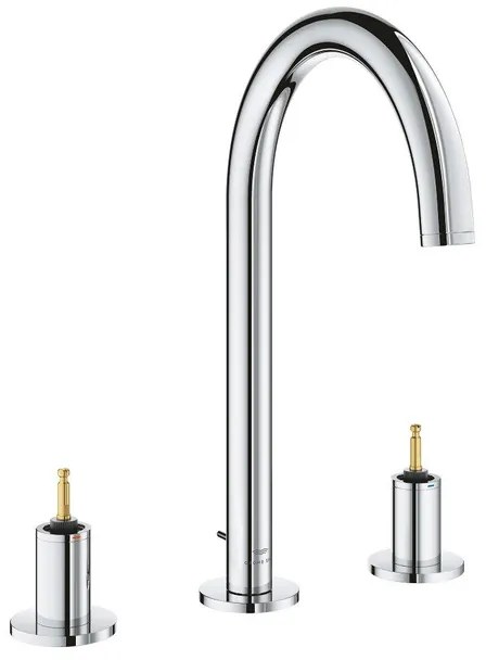 Grohe Atrio private collection wastafelkraan - L-size - 3gats - opbouw - chroom 20593000