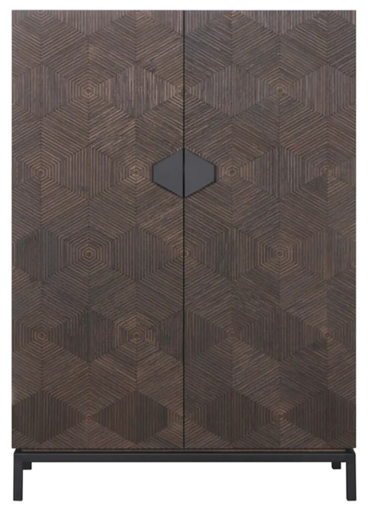 Tower Living Moderne Kast Donker Eiken San Marino - 110x45x160cm.