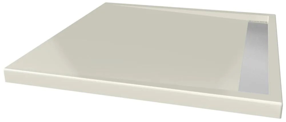 Xenz Easy-Tray douchebak 80x80x5cm pergamon