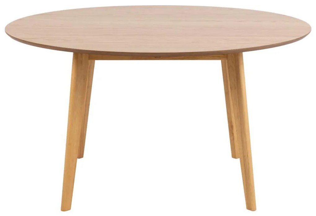 Scandinavische Eettafel Rond Eiken - 140 X 140cm.