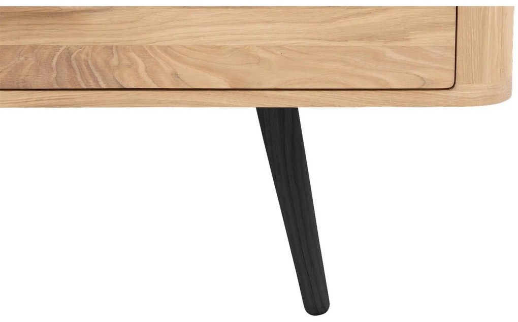 Goossens Salontafel Bjarte vierkant, hout eiken wit, stijlvol landelijk, 90 x 40 x 90 cm