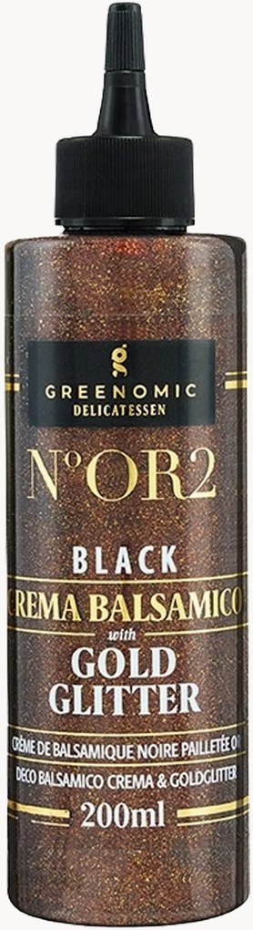 Crema Balsamico Black met goudkleurige glitters